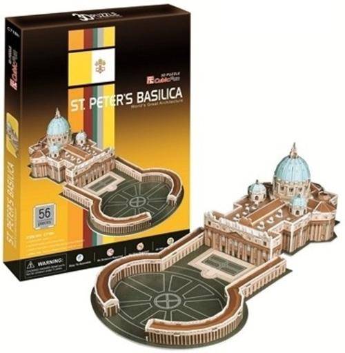 Cubic Fun - St. Peters Basilica (Vatican City) 56pcs 3D Puzzle