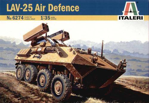 Reduced - Italeri 1/35 LAV-25 Air Defence