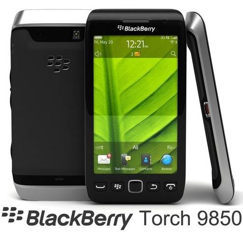 Mint BlackBerry Torch 9850 4GB Black Unlocked Smartphone WiFi +free 8GB memory card+screen protector