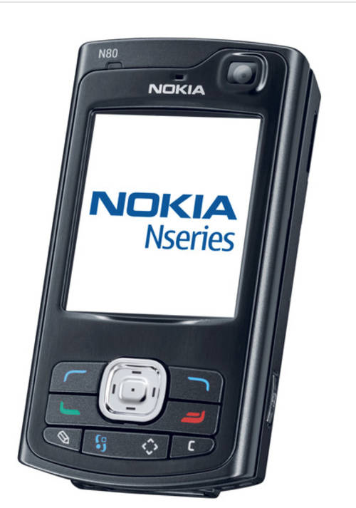 Nokia N80 Mobile phone black (Unlocked) Smartphone 3G 3mp camera Wi-Fi Slide Used B