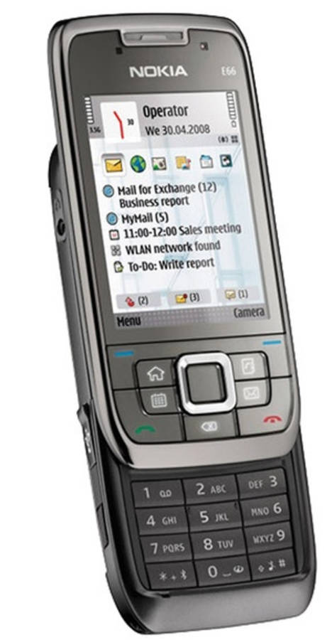 Nokia E66 - grey (Unlocked) WIFI GPS Cellular Phone