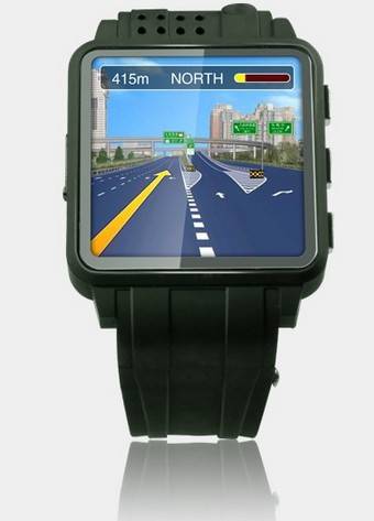 GPS/SOS navigation and locating for the eld & child,silicone strap touch screen MP3/MP4 watch mobile
