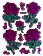 PINK ROSES STICKERS
