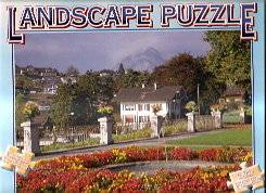 WHITE HOUSE WITH GARDEN PUZZLE