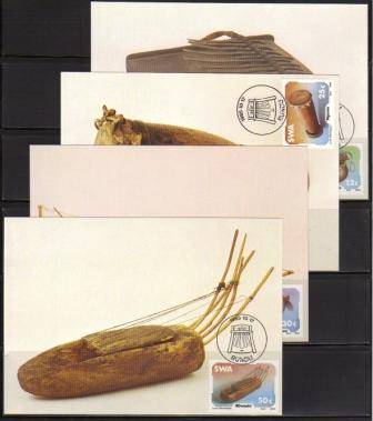 SWA 1985 MUSICAL INSTRUMENTS SET OF MAXIMUM CARDS