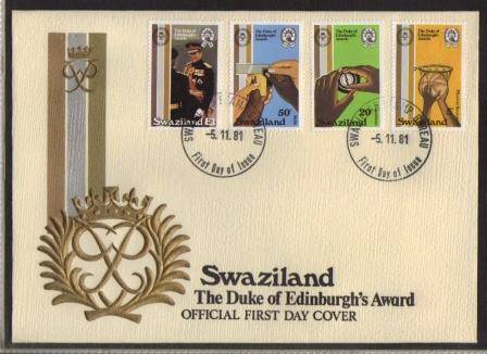SWAZILAND 1981 DUKE OF EDINBURGH'S AWARD FDC