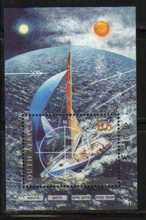 RSA 2001 YACHT RACE MNH MINIATURE SHEET