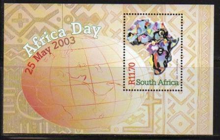 RSA 2003 AFRICA DAY MNH MINIATURE SHEET