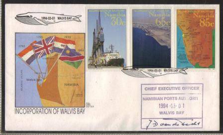 NAMIBIA 1994 INCORPORATION WALVIS BAY FDC 2.3 SIGNED CEO NAMIBIAN PORTS AUTHORITY