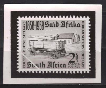 UNION SA 1958 CENTENARY GERMAN SETTLERS B&W PHOTOGRAPHIC MEDIA RELEASE - SCARCE