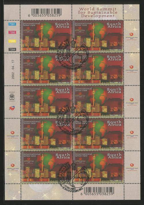 RSA 2002 SUSTAINABLE DEVELOPMENT CTO FULL SHEET OF 10
