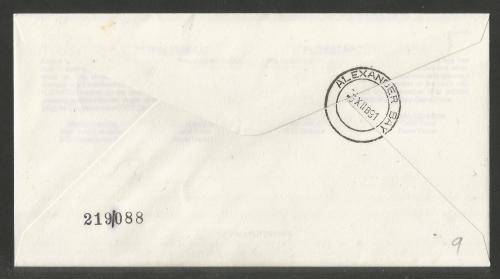 AVIATION 1991 FLITESTAR #9 1ST FLIGHT COVER CAPE TOWN - ALEXANDER BAY 3/12/91