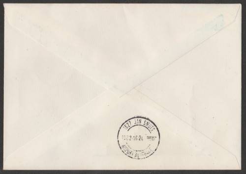 AVIATION 1982 AIRPHILSA FLIGHT COVER #56 LAST BOEING 727 FLIGHT SAA DF MALAN - JAN SMUTS SIGNED CAPT
