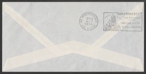 AVIATION 1974 AIRBUS A300 COM COVER AIR FRANCE ALGER-PARIS