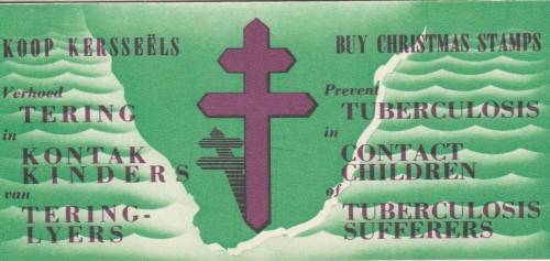 RSA 1964 10c CHRISTMAS LABELS BOOKLET COMPLETE WITH 2 MNH PANES