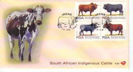 RSA 1997 SA INDIGENOUS CATTLE FDC #6.64