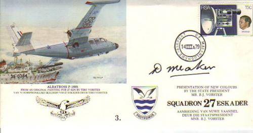 SA AIR FORCE (SAAF) COVER #3 SIGNED