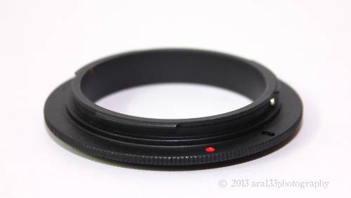 58mm Macro Reverse Adapter Ring CANON EOS EF Mount