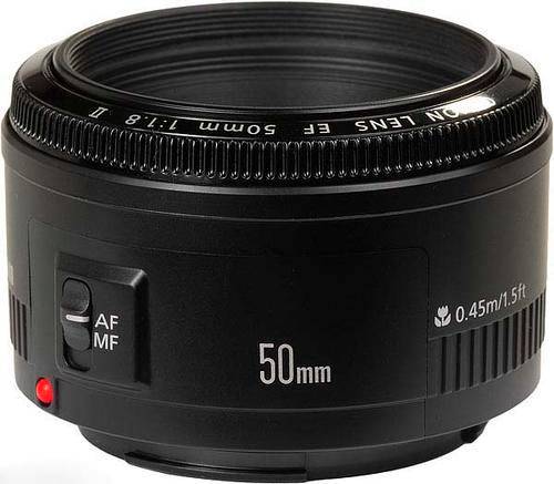 Canon EF 50mm f/1.8 II standard lens