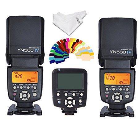 --- REDUCED --- 2 x Yongnuo YN-560IV Wireless Flash Speedlite + YN560-TX LCD Flash Trigger