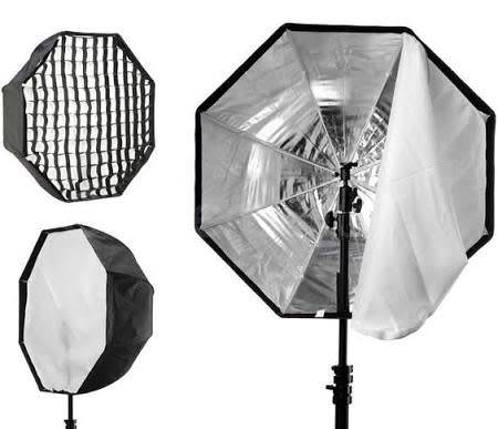 Soft Box Octa 80cm with honeycomb grid.