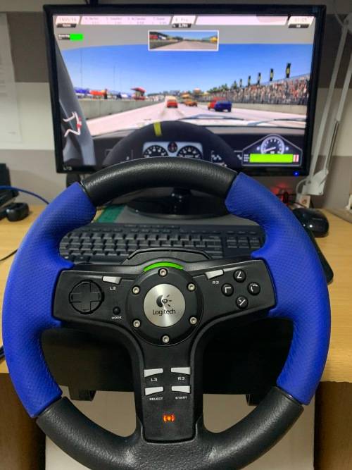 Logitech Driving Force EX Steering Wheel (PS2/PS3/WINDOWS)