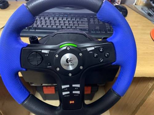 Logitech Driving Force EX Steering Wheel (PS2/PS3/WINDOWS)