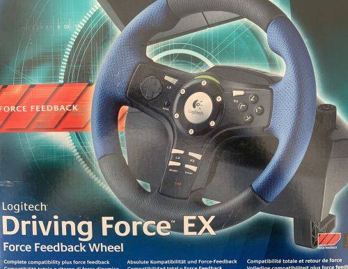 Logitech Driving Force EX Steering Wheel (PS2/PS3/WINDOWS)