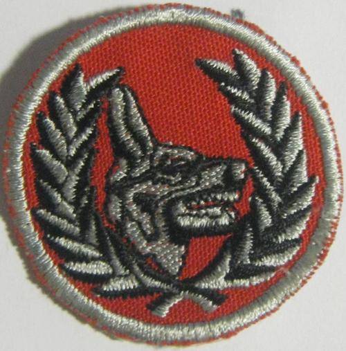 GERMAN POLICE WOLF BADGE