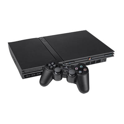 Ps2 Slim with 2 x orig controllers, 8 Mb memory card