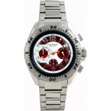 Krug Baumen 401007BM Mens Ballistic Brown Steel Watch ( as new )with box