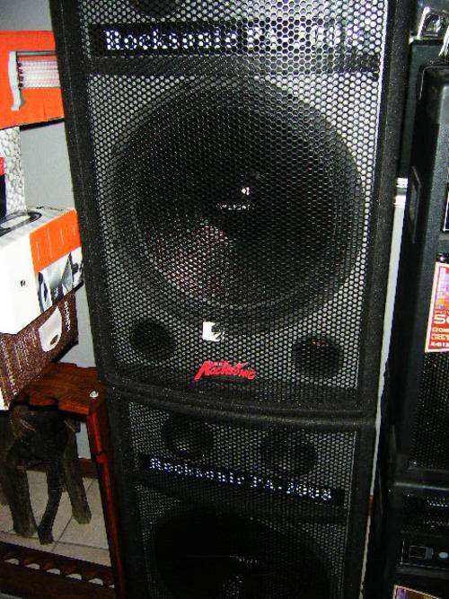 2x 15" disco speakers  150w rms 2500 pmpo 8ohms