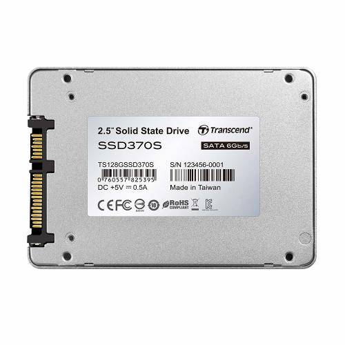 TRANSCEND SSD370S TS128GSSD370S 128GB SOLID STATE DRIVE 2.5''
