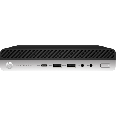 HP Elitedesk 800 G4 I5-8500 8GB Ram 256GB Solid State Drive Tiny Desktop - Pre Owned .