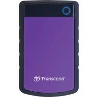 Transcend StoreJet 25H3 2.5" Rugged External Hard Drive (USB 3.0)(4TB)(Purple)