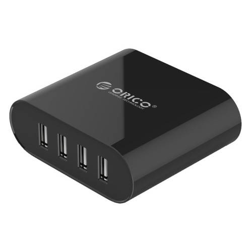 ORICO 4 Port USB Travel Charger with Power Cord (DCH-4U-V1)