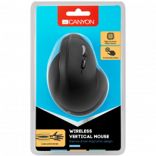 CANYON MW-16 wireless Vertical mouse, USB2.4GHz, Optical Technology, 6 number of buttons, USB 2.0
