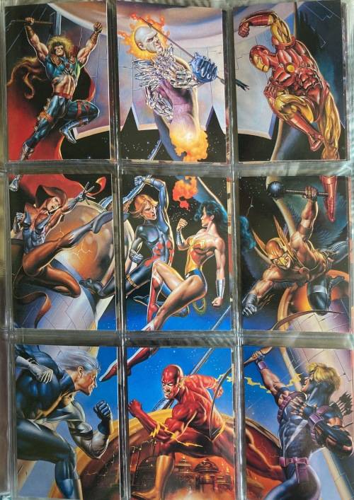 1995 dc vs marvel trading card set.
