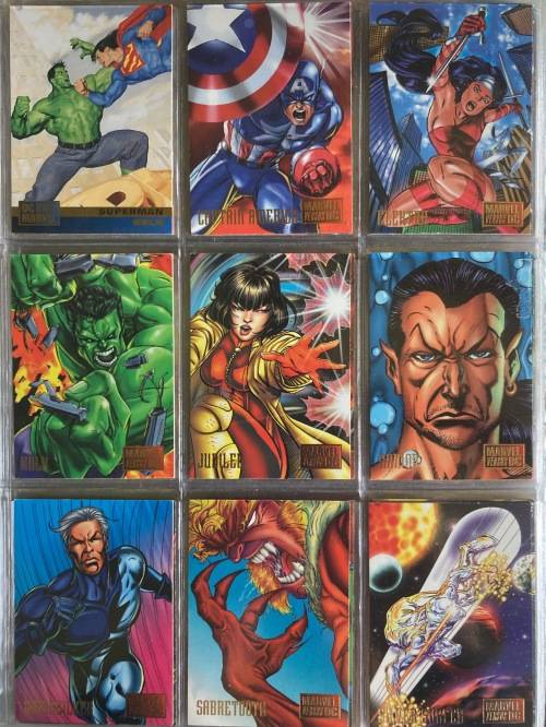 1995 dc vs marvel trading card set.
