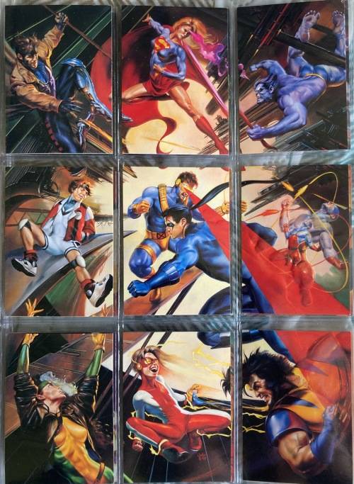 1995 dc vs marvel trading card set.