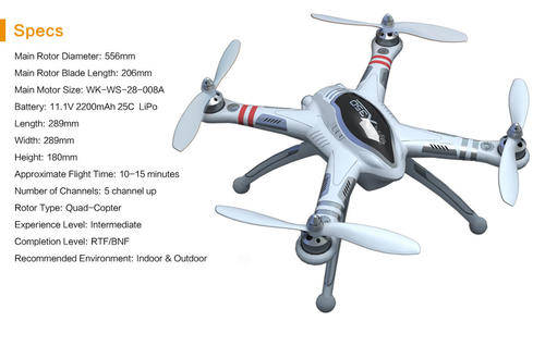 QR X350 QUADCOPTER RTF , GPS & ALTITUDE HOLD