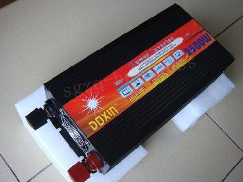 2500W WATT REAL, 5000W PEAK Power Inverter 12V DC to 220V Ac