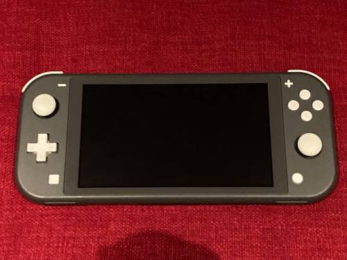 Grey Nintendo Switch Lite (EUR) with 64 GB micro SD card