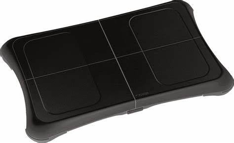 black Wii balance board including Wii Fit Plus (PAL)