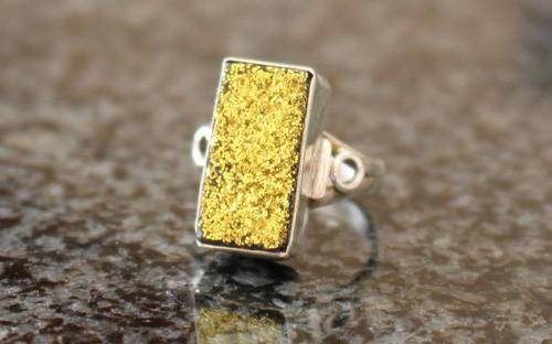 BAGUETTE COSTUME RING 925 STERLING SILVER size 7