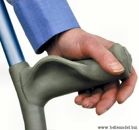 Elbow crutches - Extra strong for heavy people and comfi grip for long term paraplegics