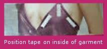 Double sided adhesive tapes for wigs, garments, breast forms - thin thickness