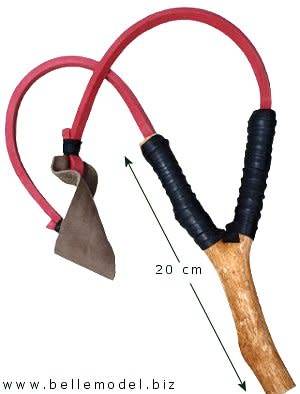 Kettie with rubber - wooden frame and haasrek
