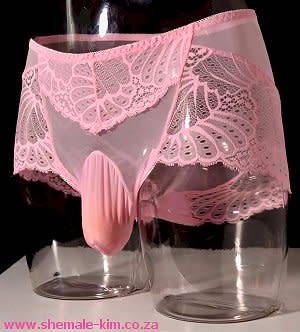 Panties - pouch - Monochrome in spandex lace fabric