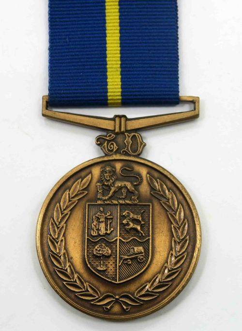 Full size - S.A.P Troue Diens/Faithful Service Medal. Unnamed.